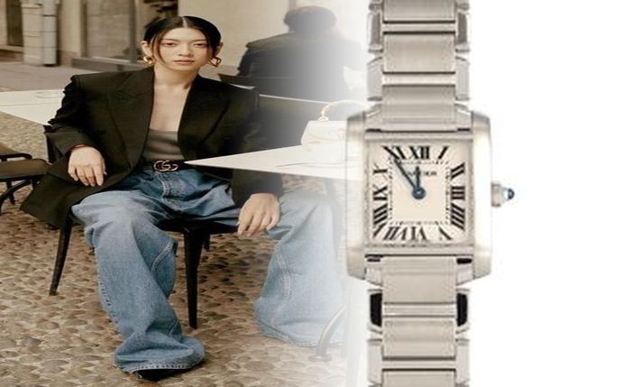 カルティエ 時計 ピンク ベルト