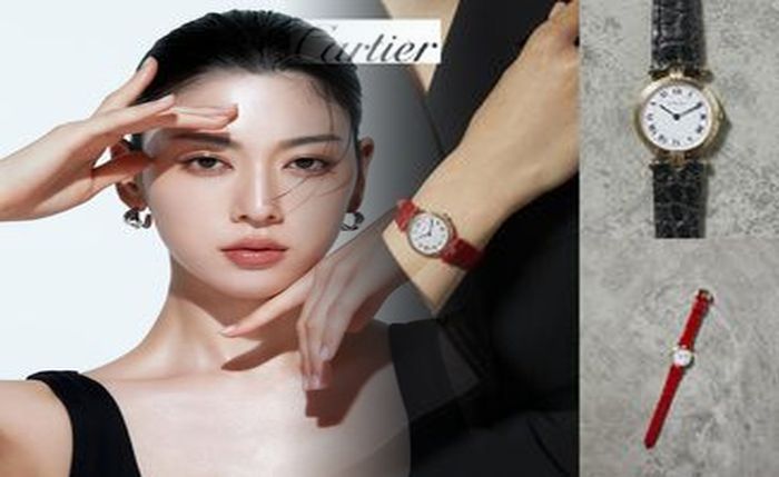 カルティエ 時計 バロン ブルー ダイヤ