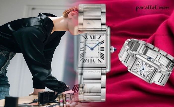 カルティエ 時計 タンク アン グレーズ