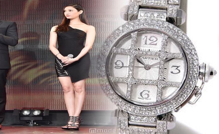 カルティエ 時計 バロン ブルー レディース ダイヤ