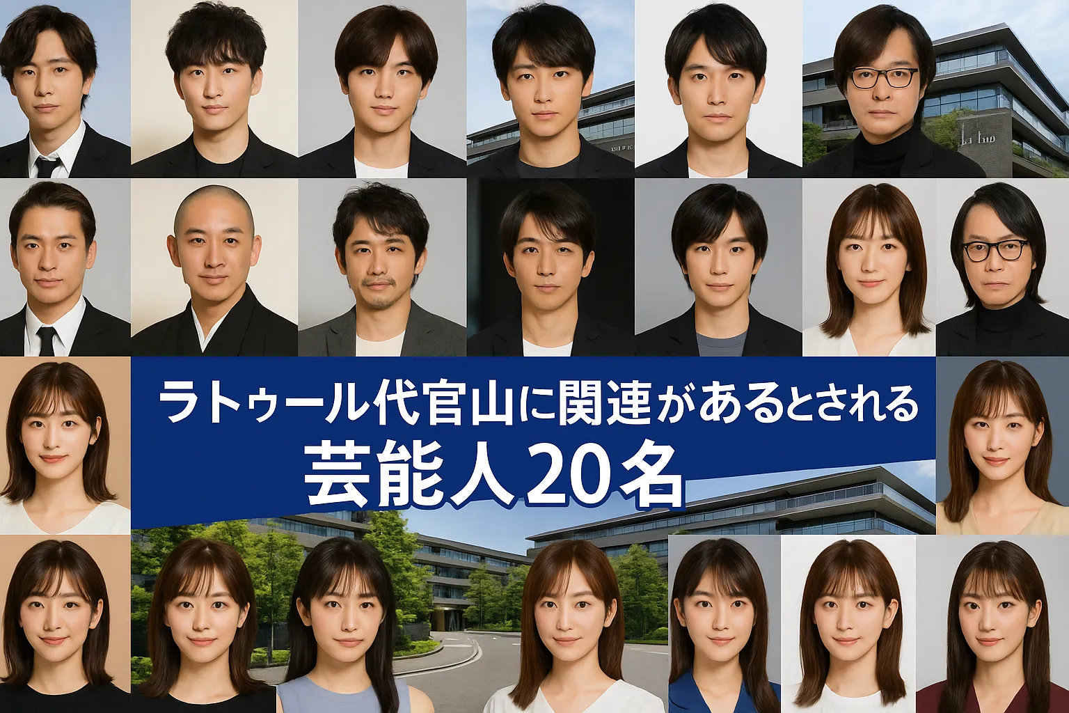 5. ラトゥール代官山に関連があるとされる芸能人20名一覧.webp