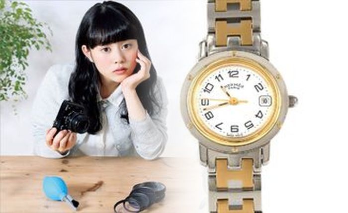 エルメス 時計 ベルト アップル