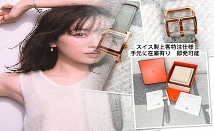 エルメス 時計 革 ベルト レディース