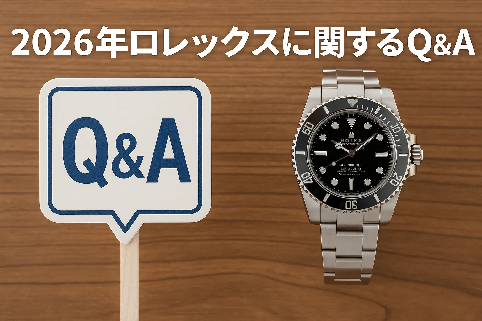 9.2026年ロレックスに関するQ&A｜値上がり・廃盤・入手難の疑問を解消.webp