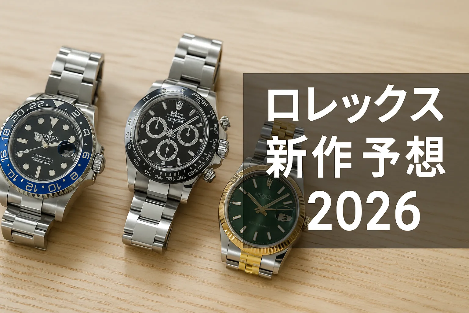 3.ロレックス 新作 予想 2026｜主要コレクションの可能性を総整理.webp