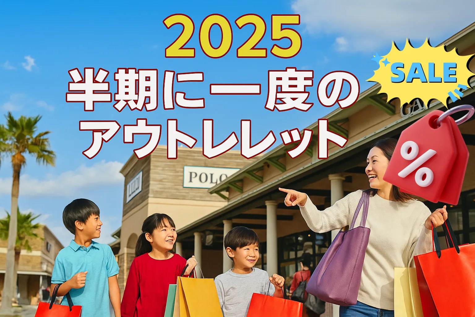【2025年11月最新版】半期に一度のアウトレットセール完全ガイド｜三井・プレミアム・御殿場・三田・長島・土岐まで年間スケジュールと一番安い時期