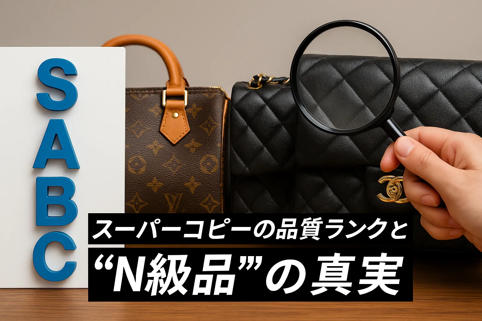 4. スーパーコピーの品質ランクと“N級品”の真実.webp