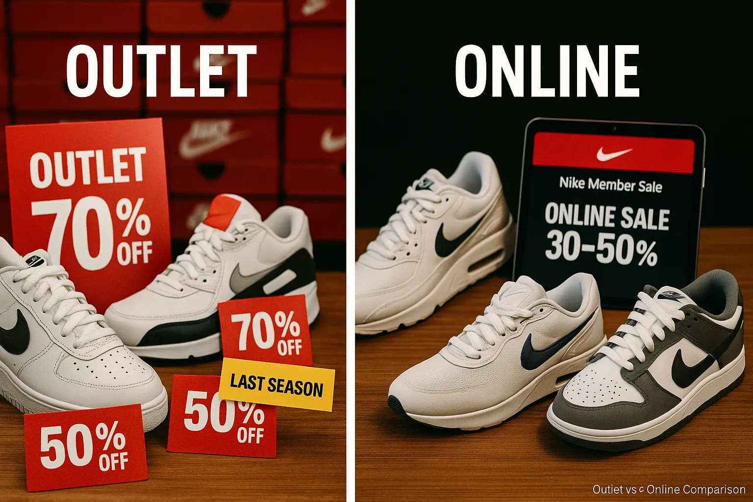 6. アウトレット vs ナイキオンライン｜どっちが安い？価格・クーポン・セールの違いを比較.webp