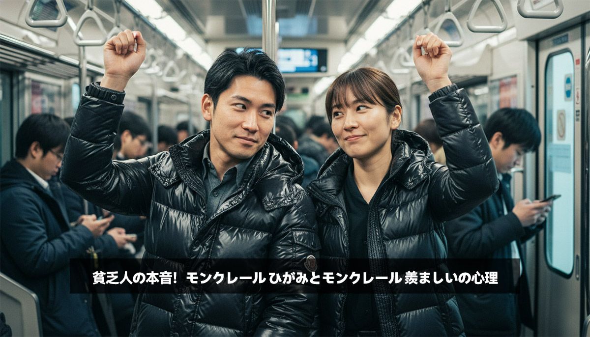 貧乏人の本音！モンクレール ひがみとモンクレール 羨ましいの心理