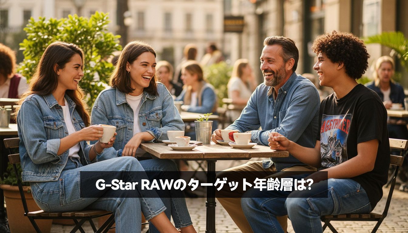 G-Star RAWのターゲット年齢層は？