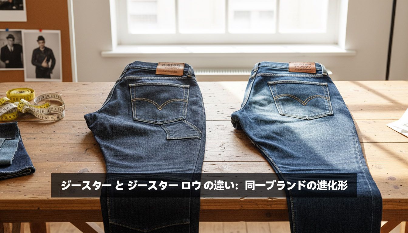 ジースター と ジースター ロウ の違い：同一ブランドの進化形