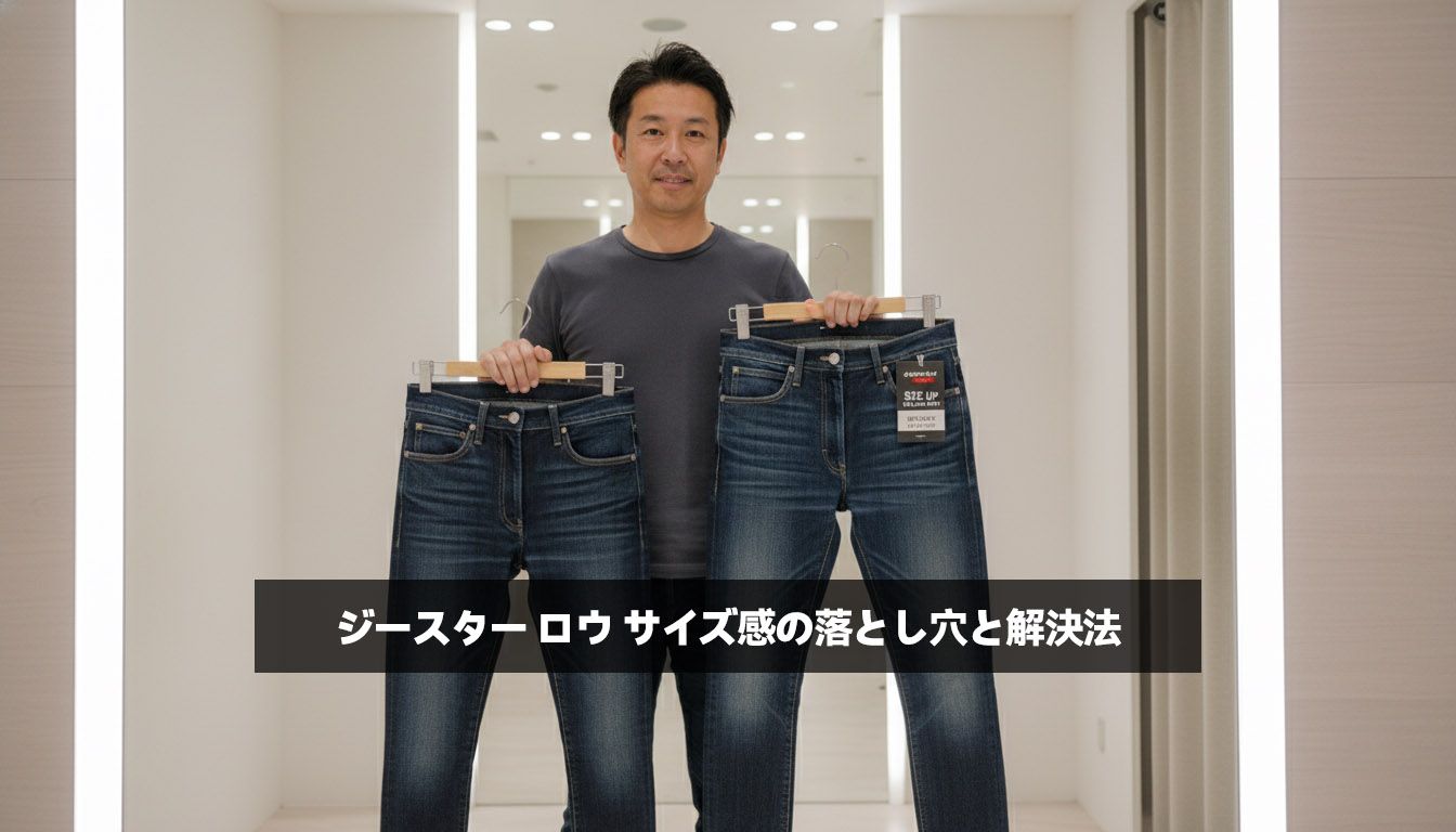 ジースター ロウ サイズ感の落とし穴と解決法