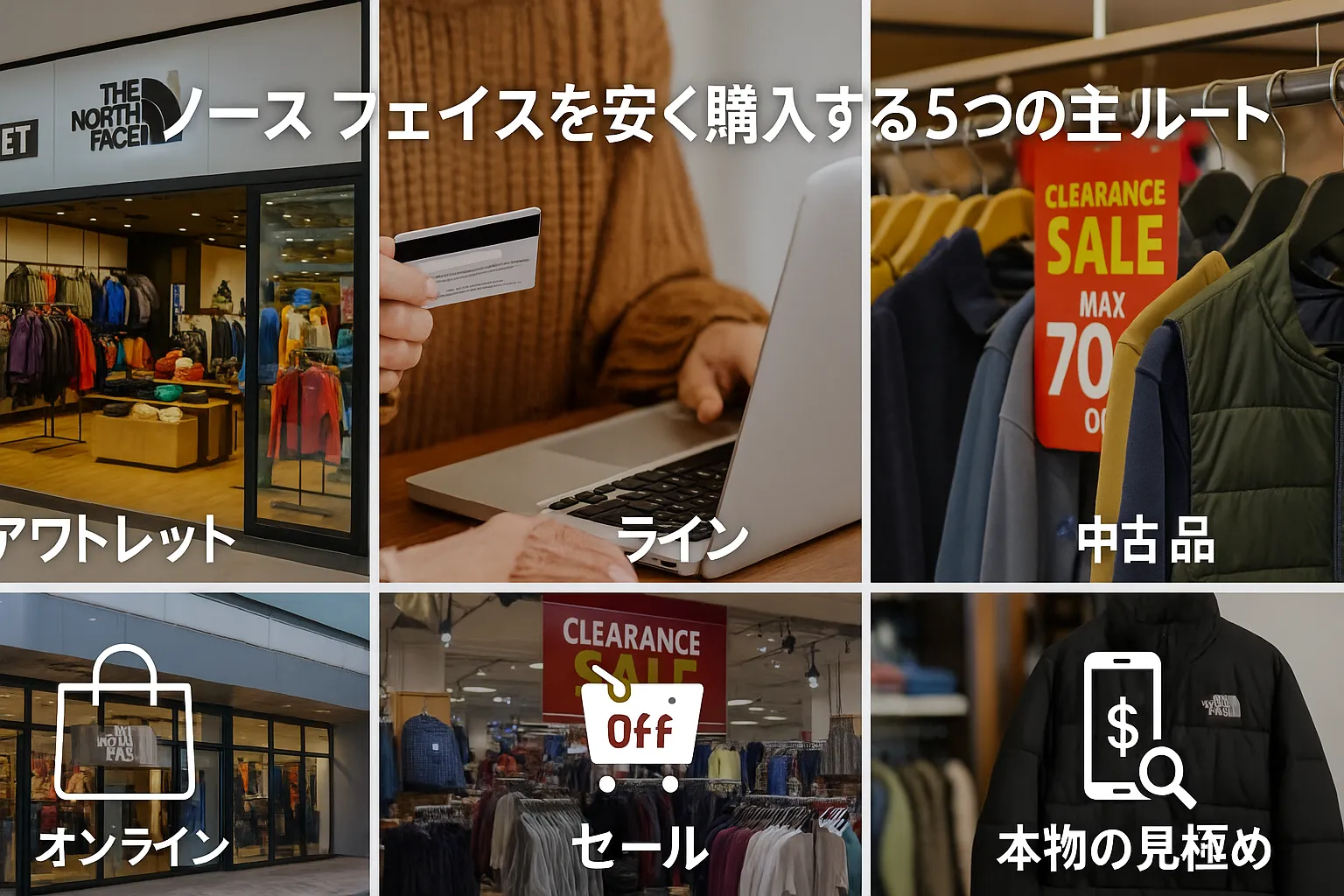 2. ノース フェイスを安く購入する5つの主要ルート.webp