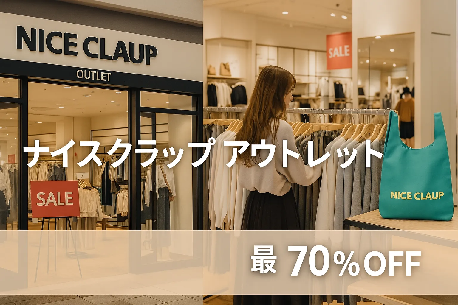ナイスクラップ アウトレット徹底ガイド｜実店舗・オンライン・ZOZOの賢い活用法と人気アイテムのお得な買い方
