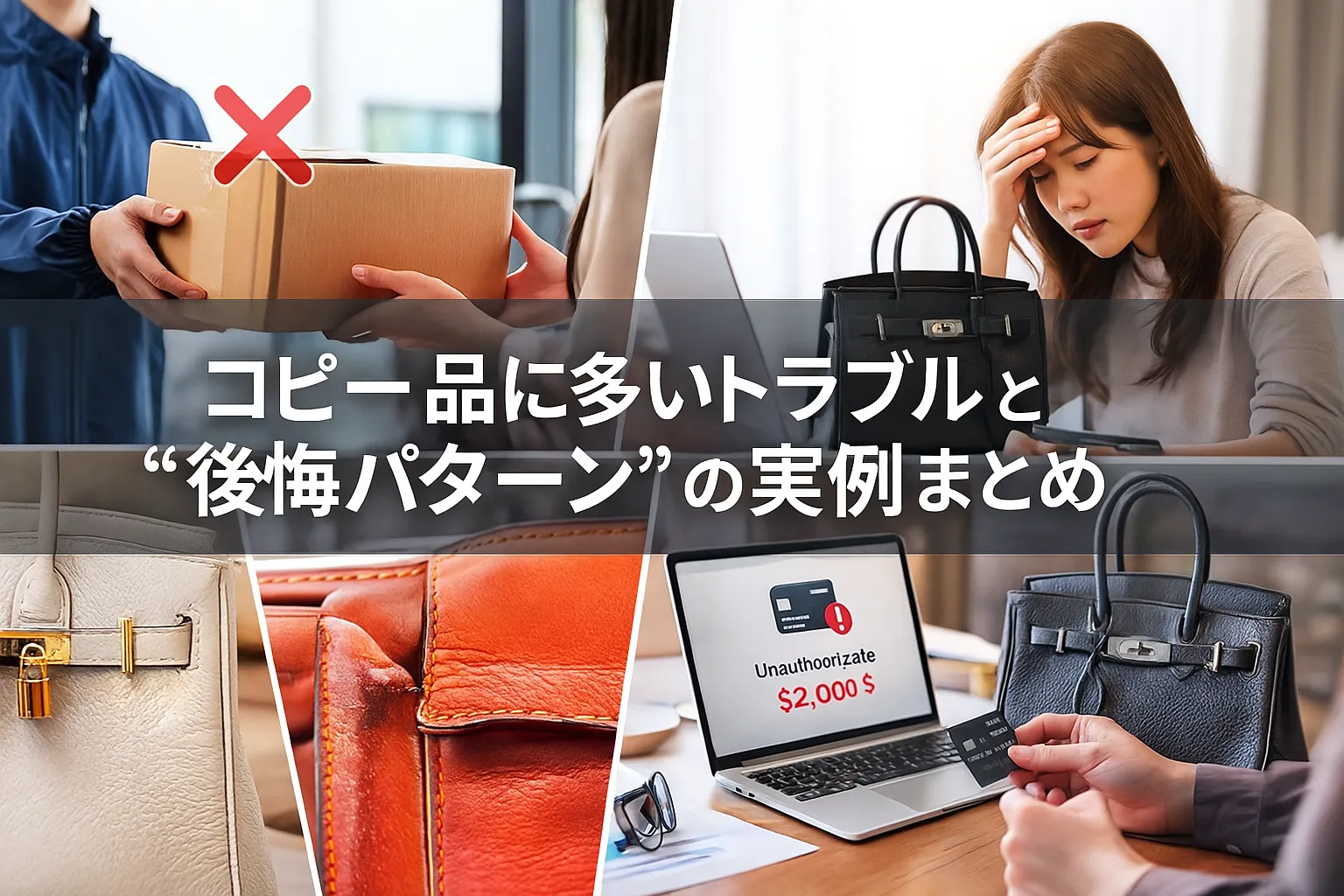 5. コピー品に多いトラブルと“後悔パターン”の実例まとめ.webp
