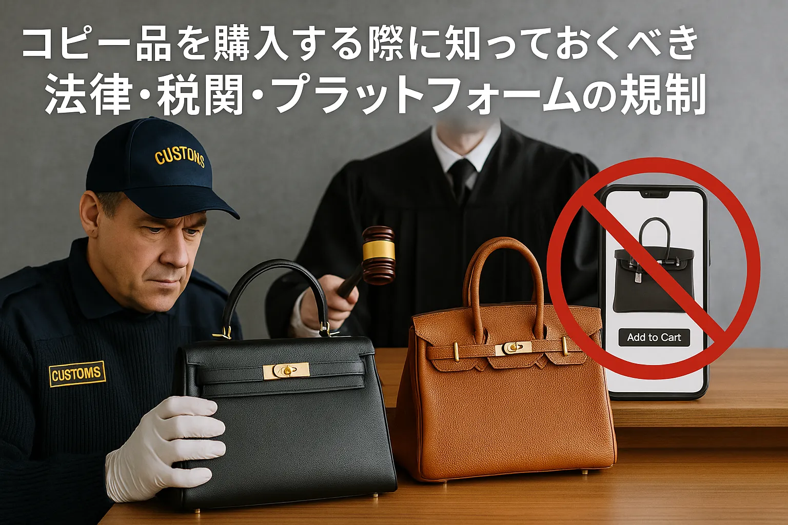 3. コピー品を購入する際に知っておくべき法律・税関・プラットフォームの規制.webp