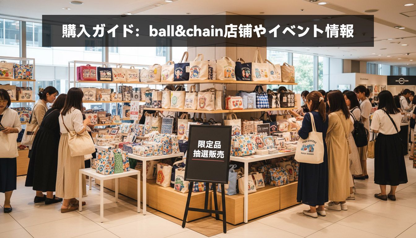 購入ガイド：ball&chain店铺やイベント情報