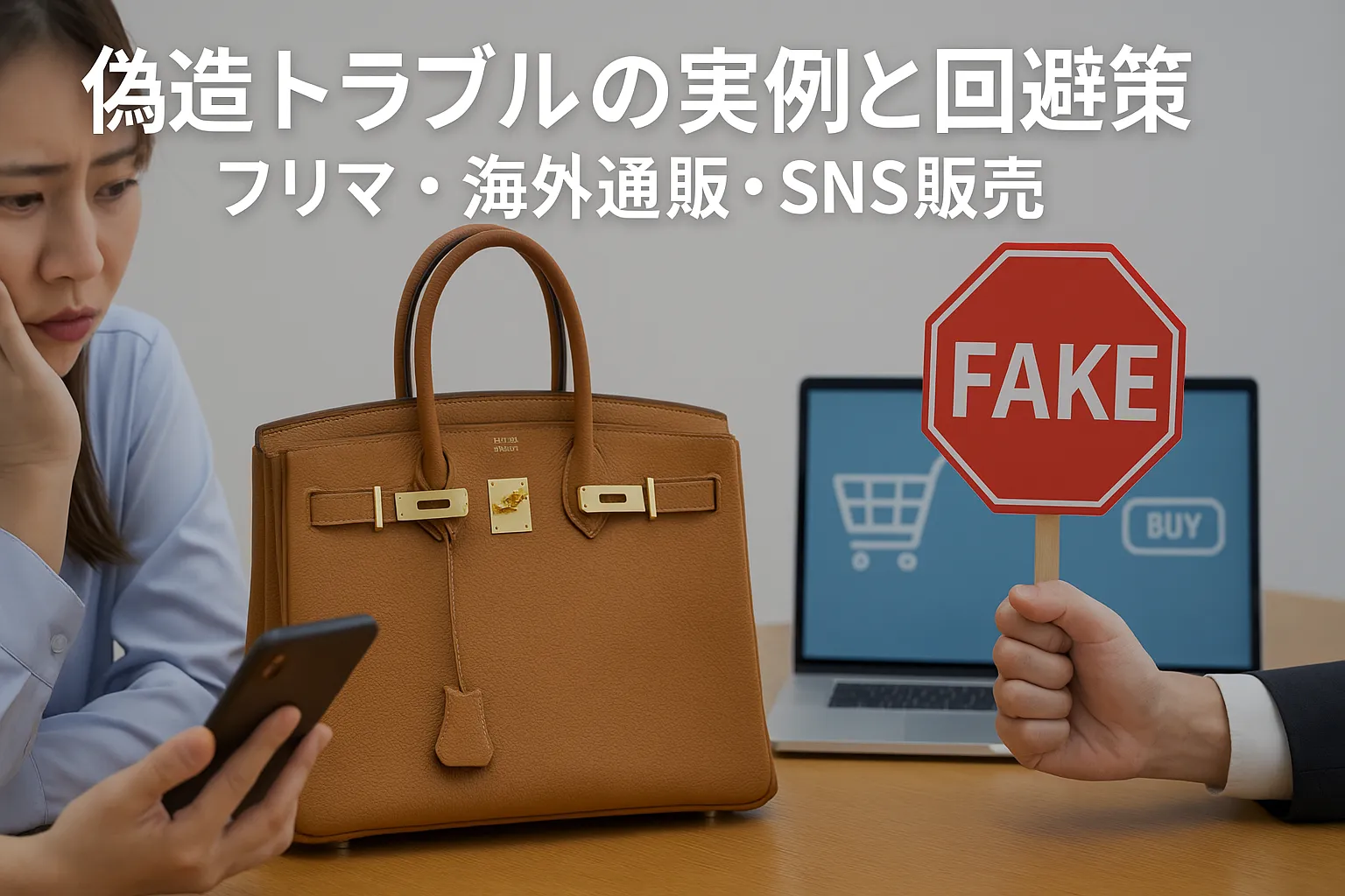 8. 偽造トラブルの実例と回避策｜フリマ・海外通販・SNS販売.webp