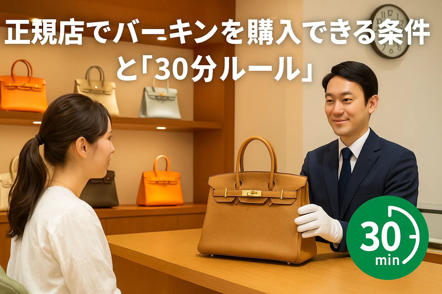 7. 正規店でバーキンを購入できる条件と「30分ルール」.webp