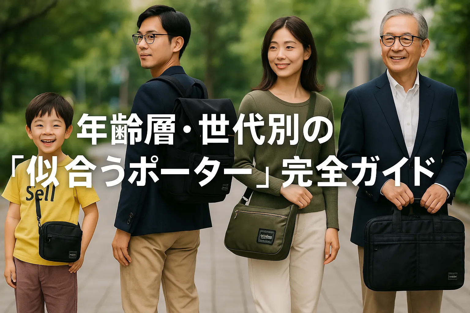 5. 年齢層・世代別の「似合うポーター」完全ガイド.webp
