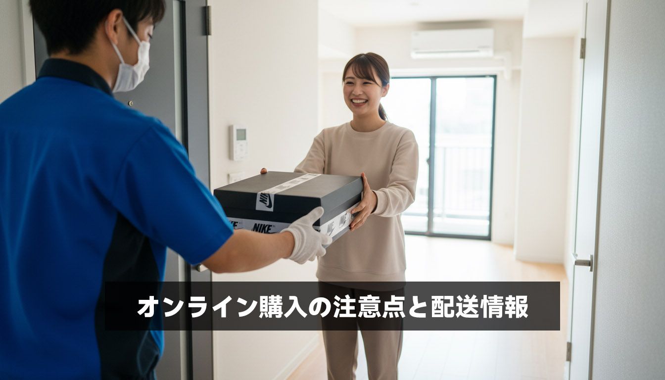 オンライン購入の注意点と配送情報