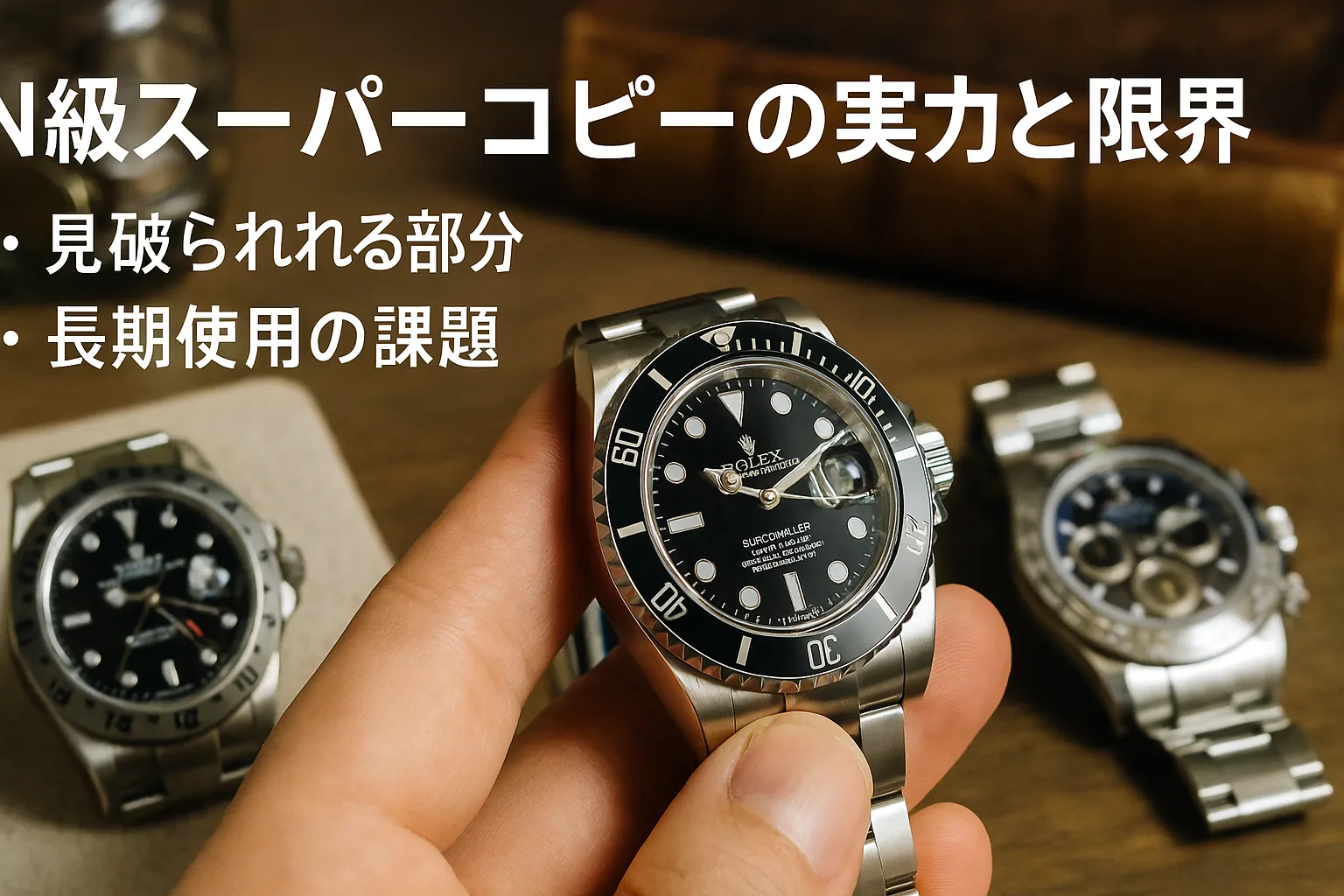 5. N級スーパーコピーの実力と限界｜見破られる部分と長期使用の課題.webp