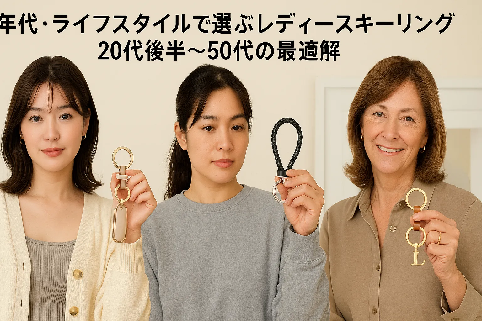 4. 年代・ライフスタイルで選ぶレディースキーリング｜20代後半〜50代の最適解.webp