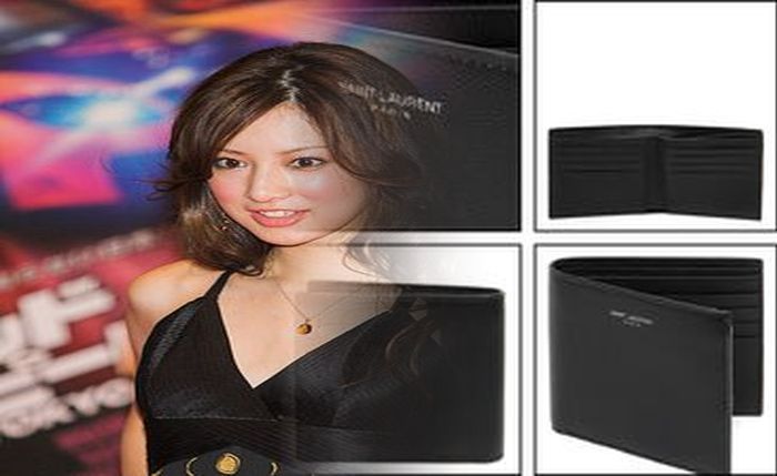 財布 ふた つ折り サン ローラン