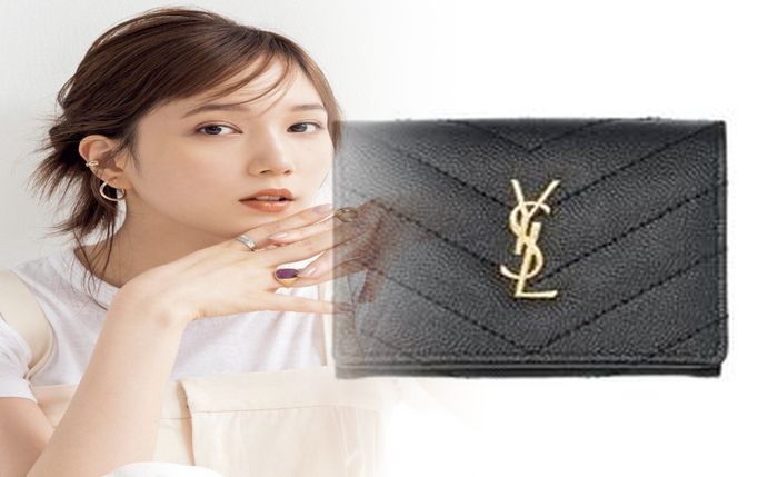 折りたたみ 財布 サン ローラン