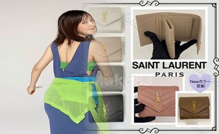 マネークリップ 財布 サン ローラン