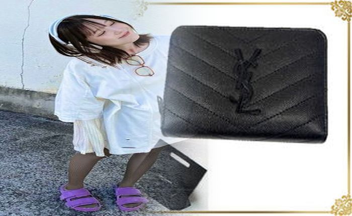 サン ローラン 財布 マネークリップ