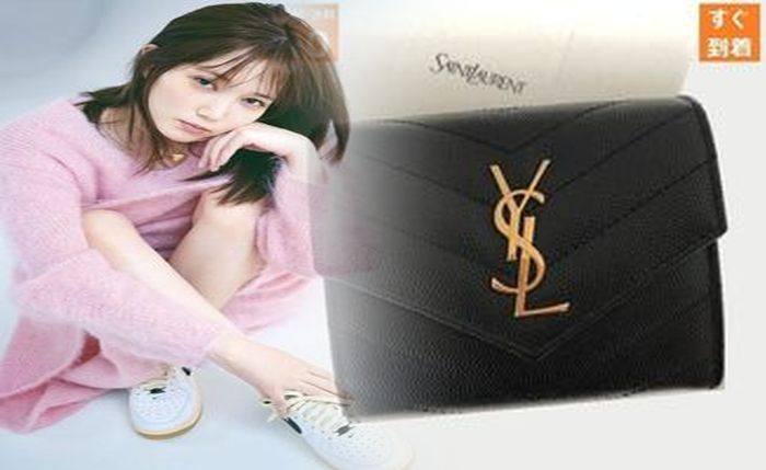 サン ローラン 財布 クロコ レディース