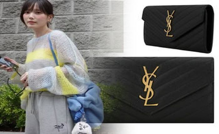 財布 ふた つ折り サン ローラン