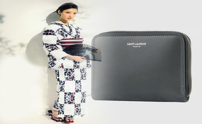 サン ローラン 財布 メンズ 三 つ折り