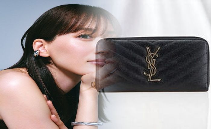 折りたたみ 財布 サン ローラン