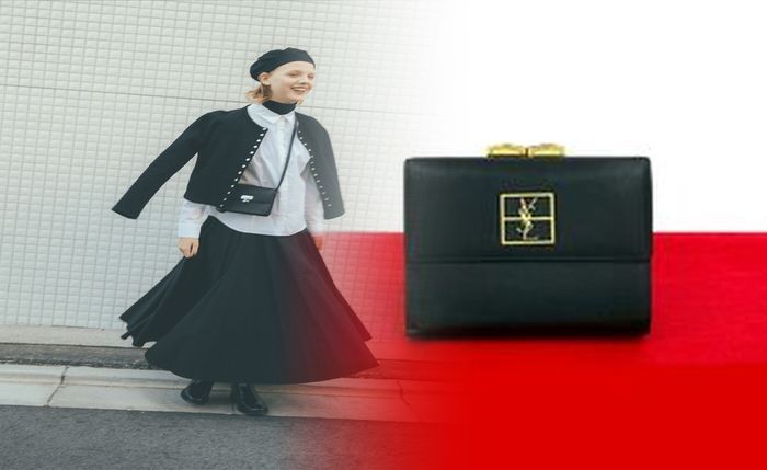 サン ローラン 二 つ折り 財布 レディース