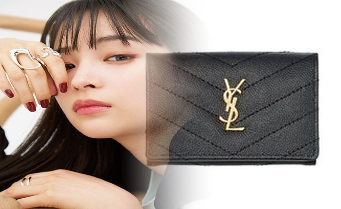 サン ローラン 財布 グリーン