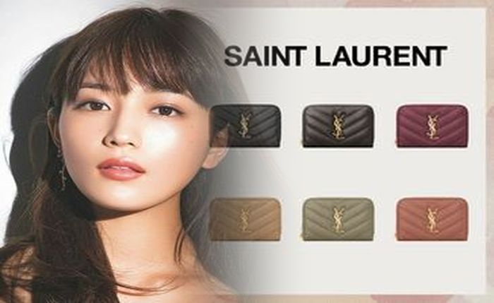 折りたたみ 財布 サン ローラン