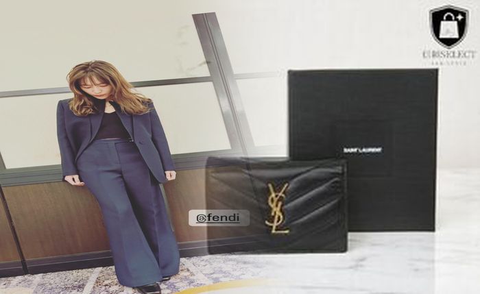 み つ折り 財布 サン ローラン