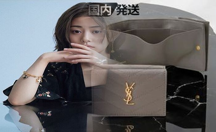 サン ローラン 財布 グリーン