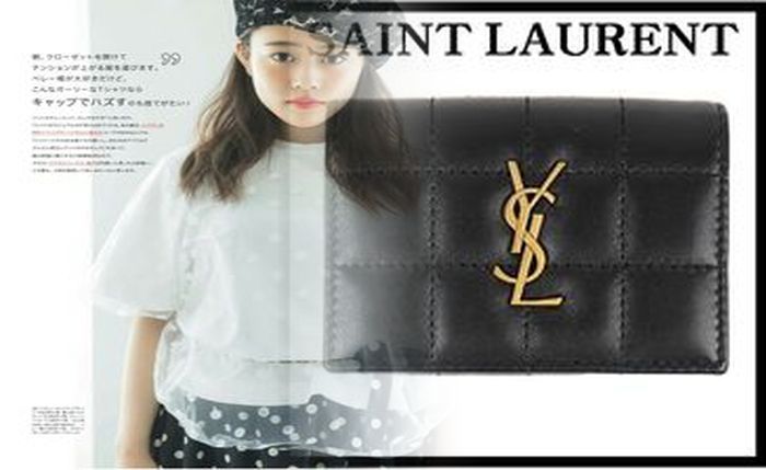折りたたみ 財布 サン ローラン