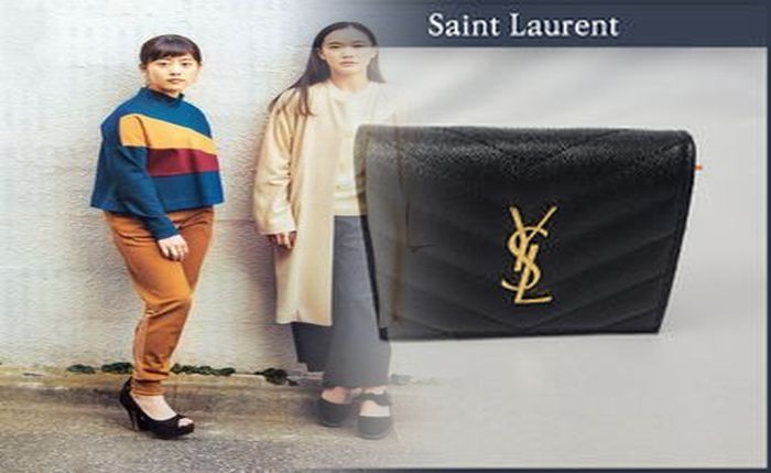 サン ローラン 財布 折りたたみ