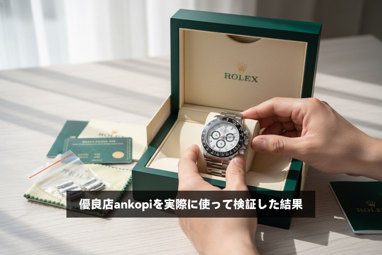 優良店ankopiを実際に使って検証した結果