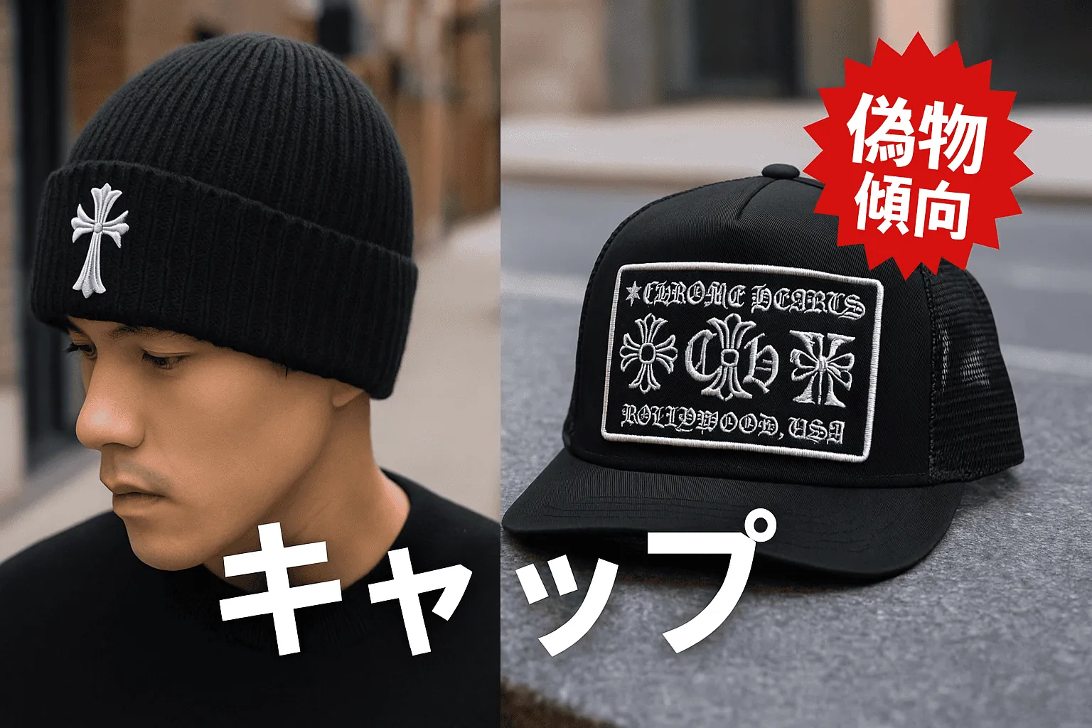 4. キャップとの比較で理解する“帽子系アイテム”の偽物傾向1421.webp