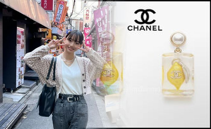 小松菜 奈 シャネル ピアス