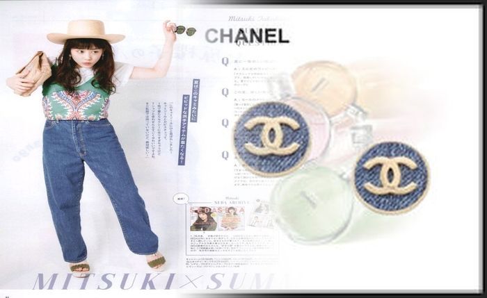 シャネル 風 ピアス ハンドメイド