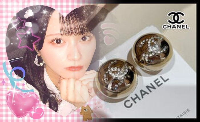 小松菜 奈 シャネル ピアス