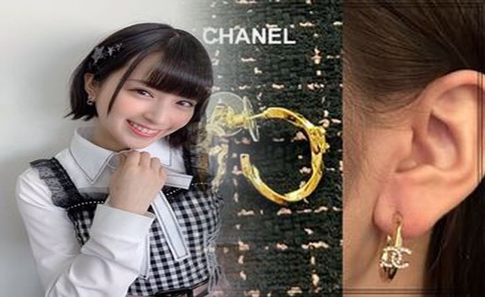シャネル ピアス 18 金