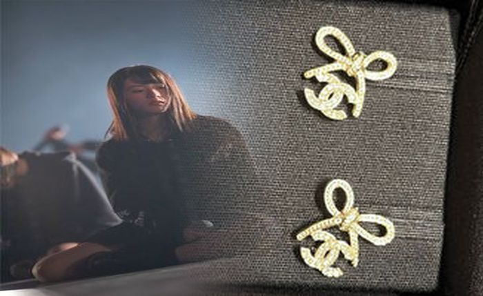 シャネル 風 ピアス ハンドメイド