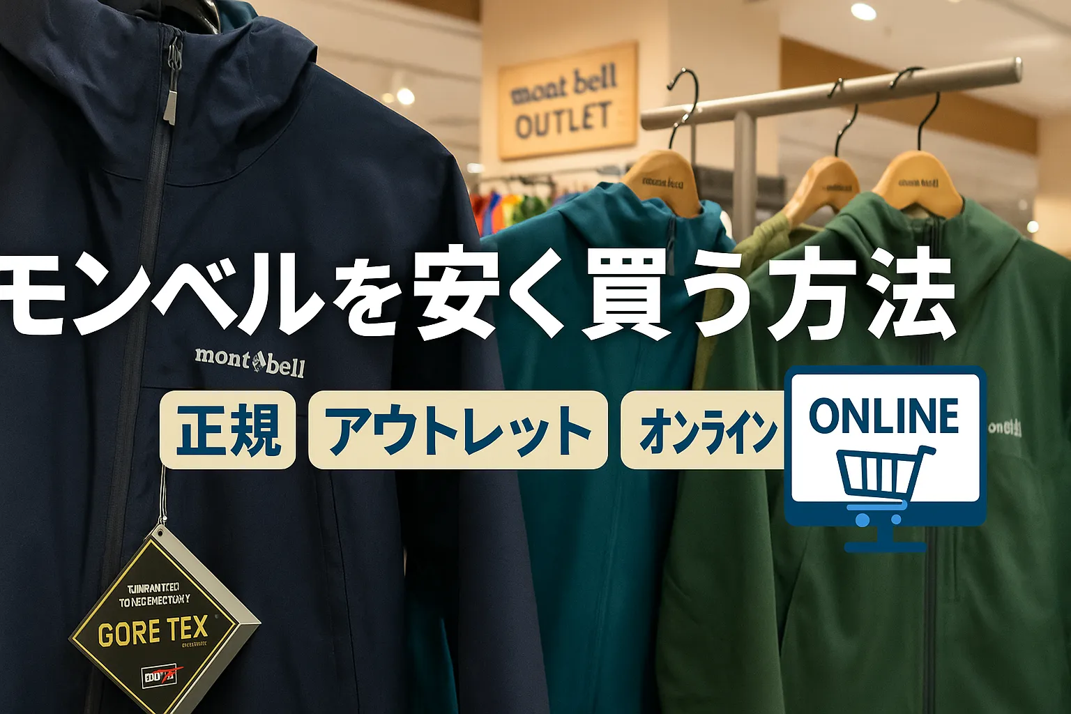 6. モンベルを安く買う方法｜正規・アウトレット・オンラインの活用術.webp